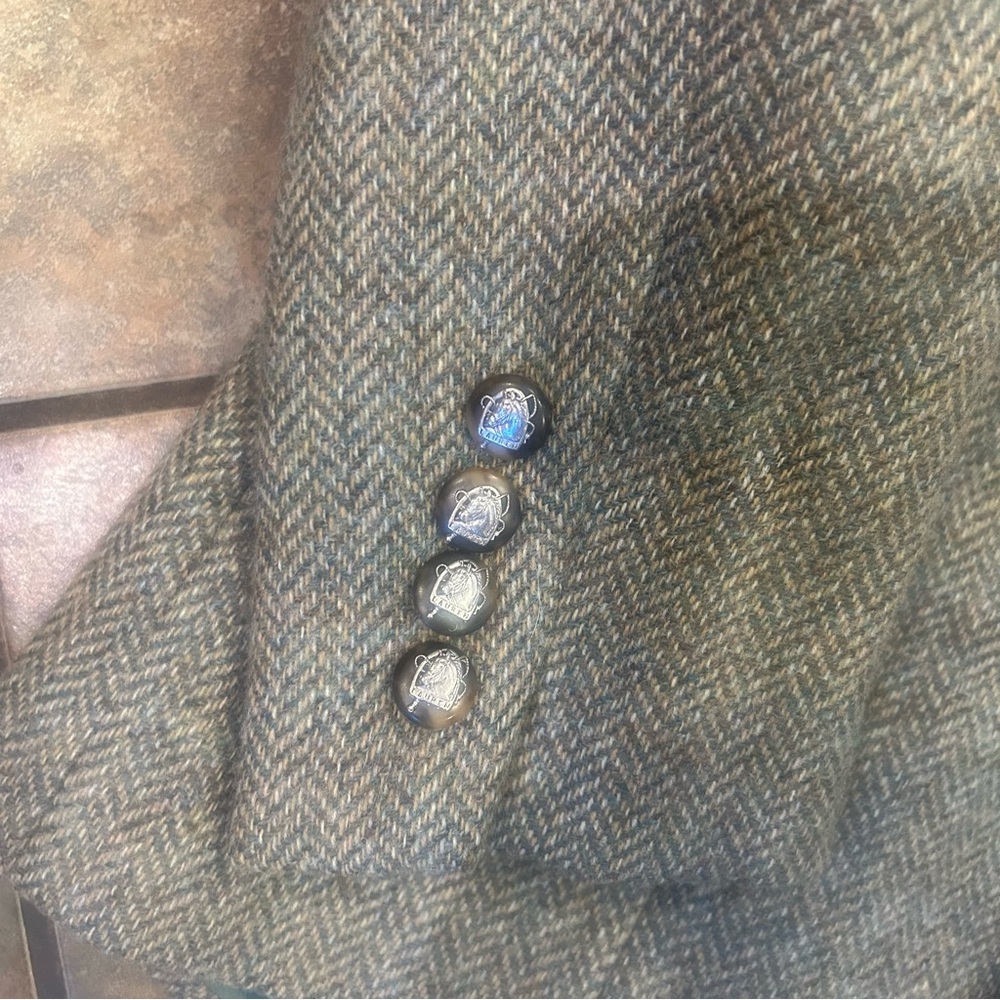 Lauren Ralph Lauren Lambswool Women's Blazer 6P Tweed Fall Jockey Academic - Picture 7 of 8